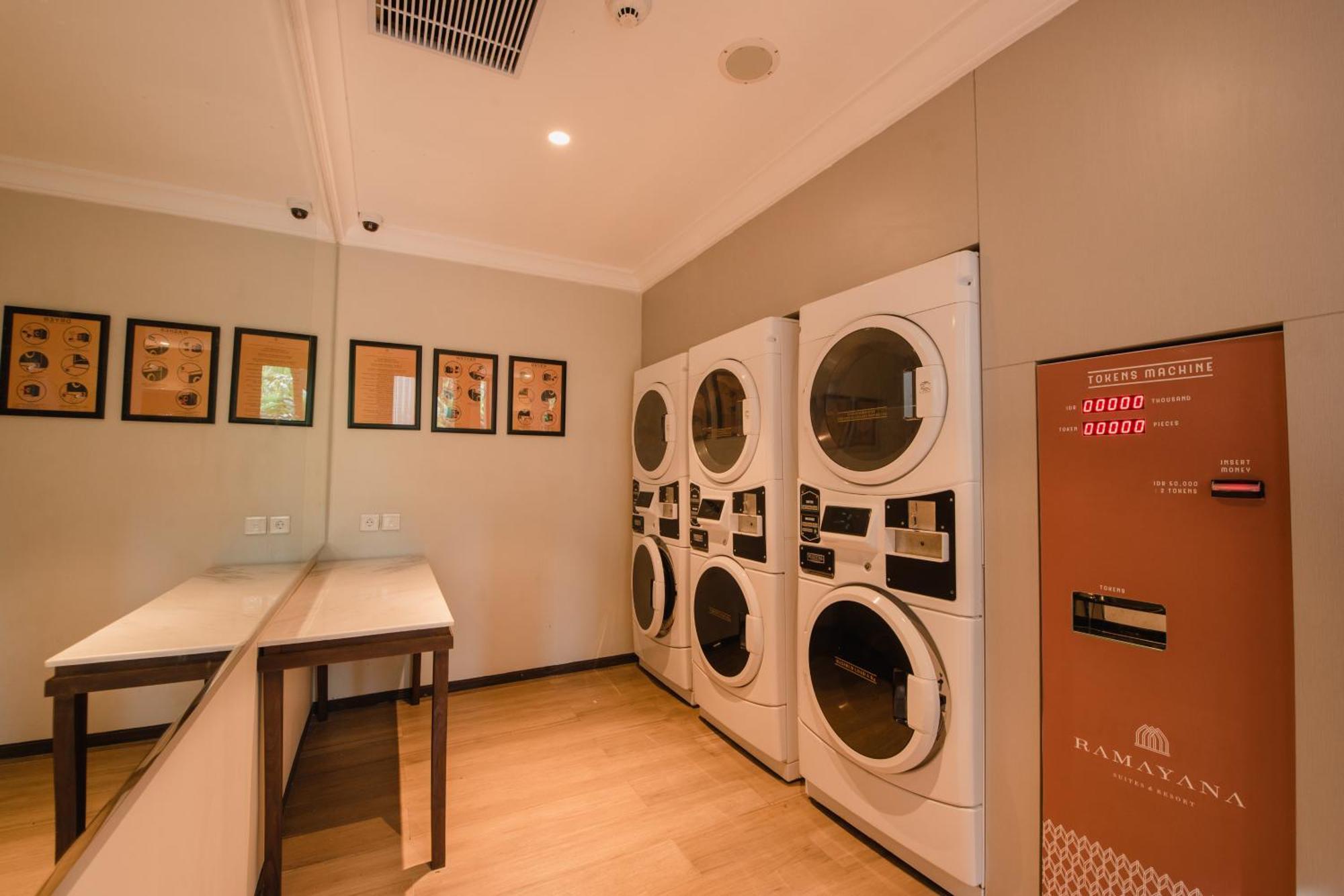 Ramayana Suites And Resort Kuta  Exterior photo Laundry facilities at the hotel